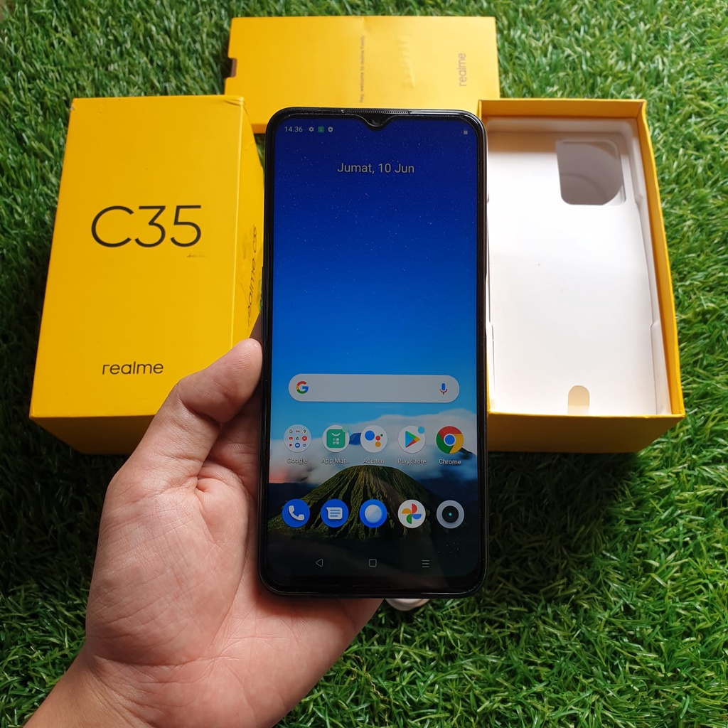 REALME C35 SECOND 4/64 & 4/128 GB HP SECOND HANDPHONE SECOND HP SEKEN HP BEKAS HP MURAH