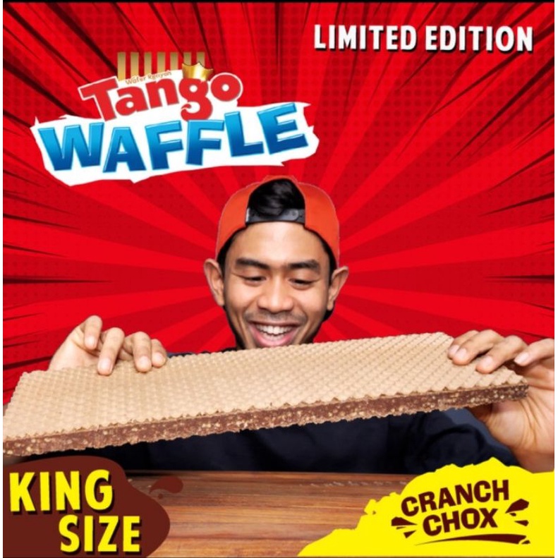 Tango Wafer Waffle Cranch Chox King Size / Wafer Jumbo dari Tango Viral / Ukuran Besar