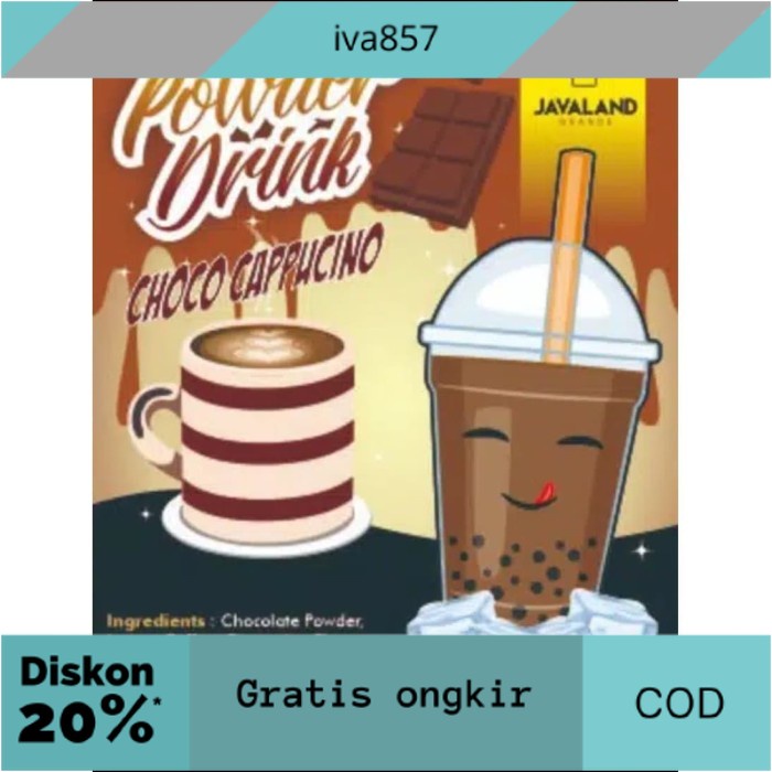 

PROMO BUBUK MINUMAN CHOCO CAPPUCINO GRATIS ONGKIR