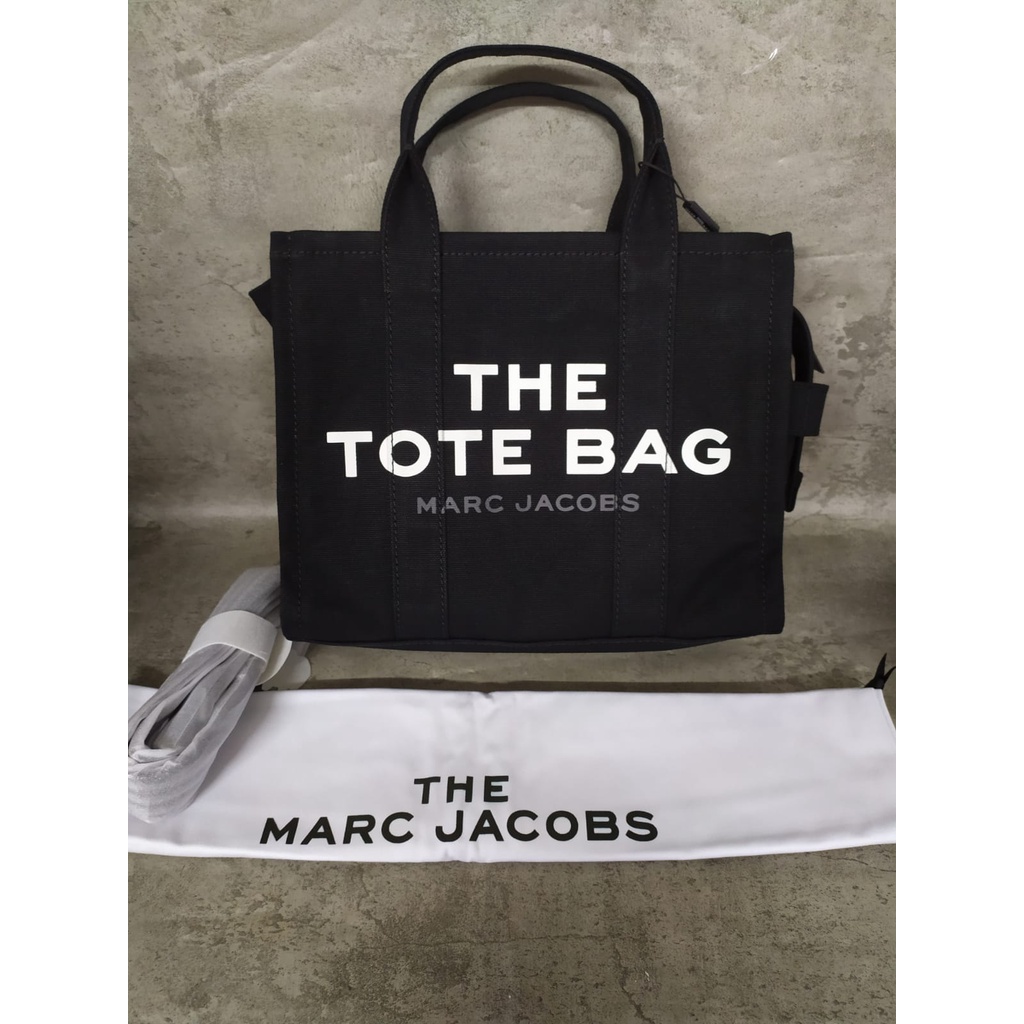 Tas Marc Jacobs The Small Traveler Tote Bag Black Hitam ORIGINAL BRANDED tas medium Tas Selempang To