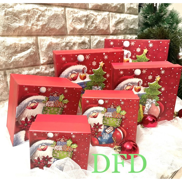 

Box Kado Natal PREMIUM isi 6 Hiasan Pohon Natal Christmas Gift Box