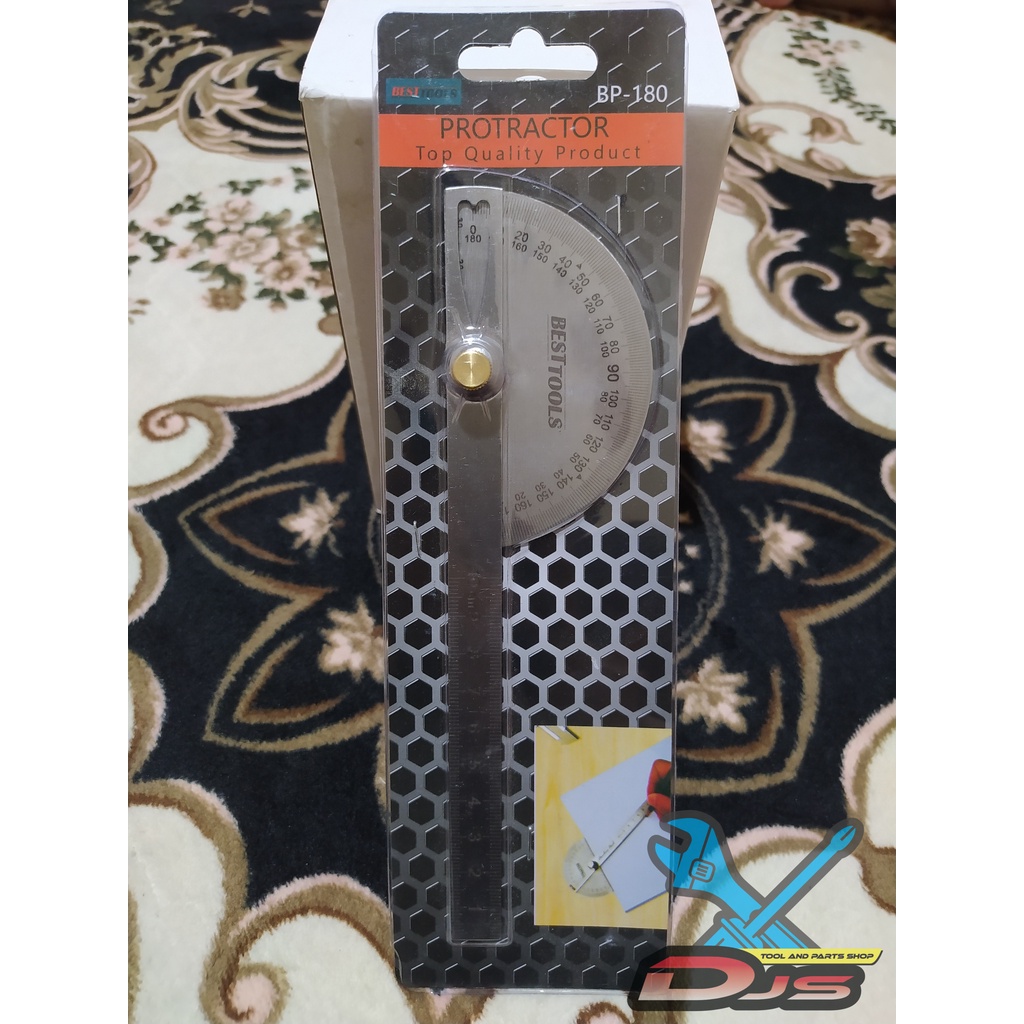 

Penggaris Busur Stainless Protractor Alat Ukur Sudut