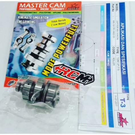 NOKEN AS CAM SHAFT CAMSHAFT JUPITER MX VIXION R15 MX KING BRT TYPE T3 ORI ORIGINAL BRT ASLI