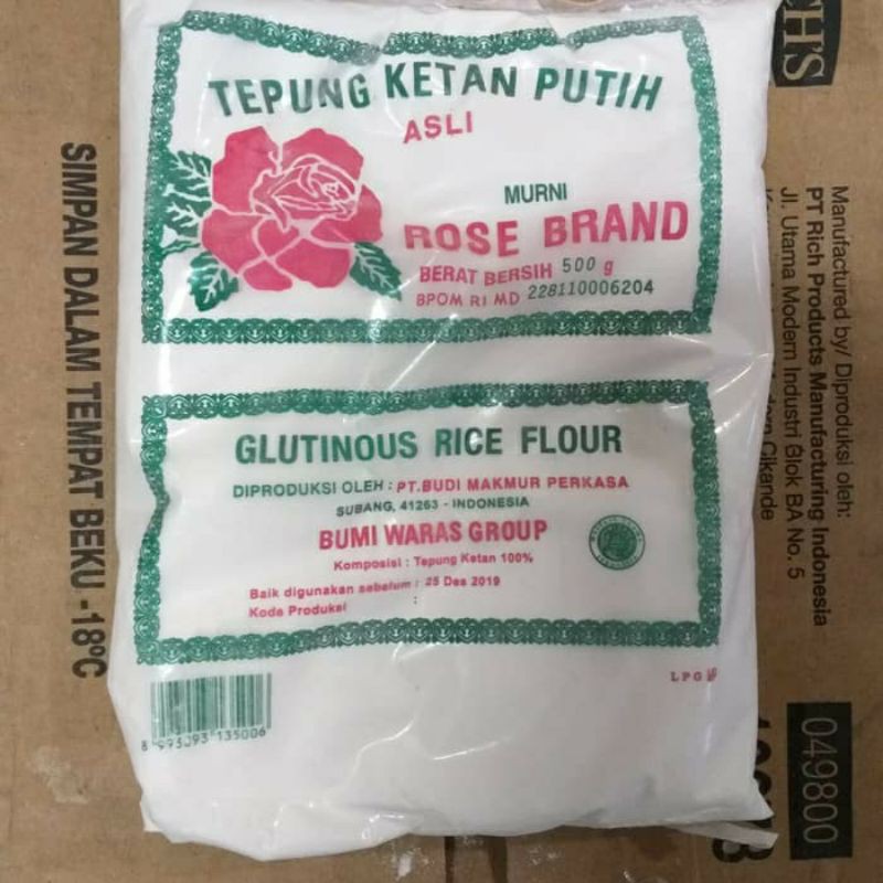 Tepung Ketan Putih / Beras Rosebrand 500gr