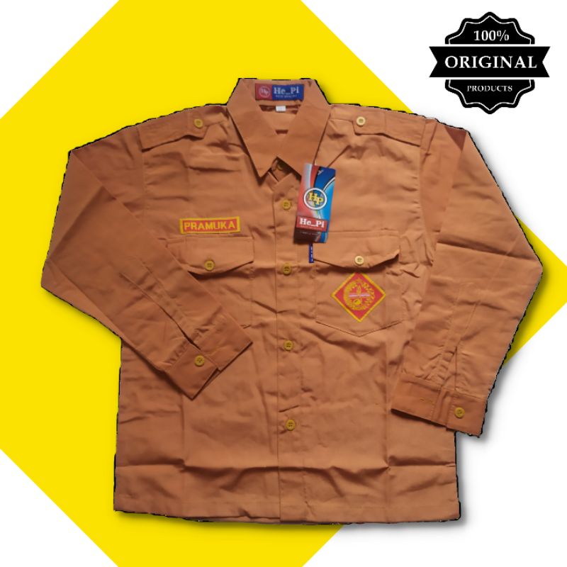 Baju Pramuka SD lengan panjang
