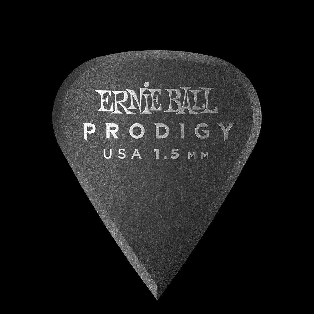 Ernie Ball 1.5mm Black Sharp Prodigy Picks 6pack P09335