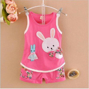 Baju Anak Setelan Little Rabbit Pink