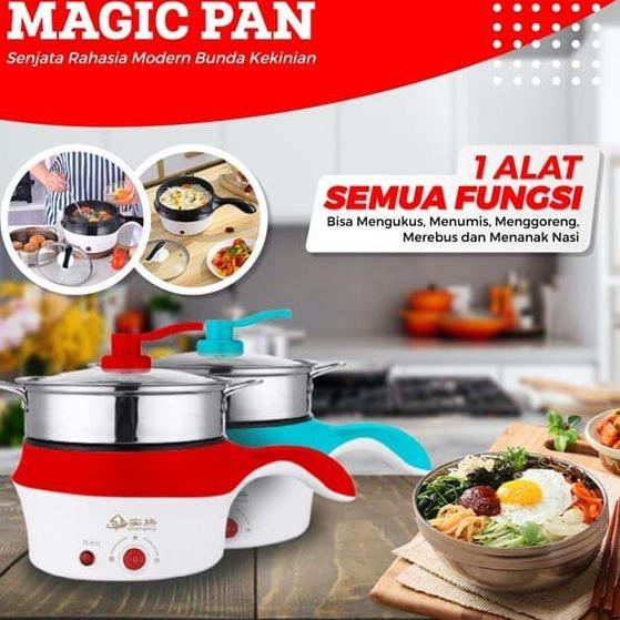 ✧☈ Wajan teflon untuk kompor induksi PANCI LISTRIK LAPIS KERAMIK TERHITS diskon khusus hari ini