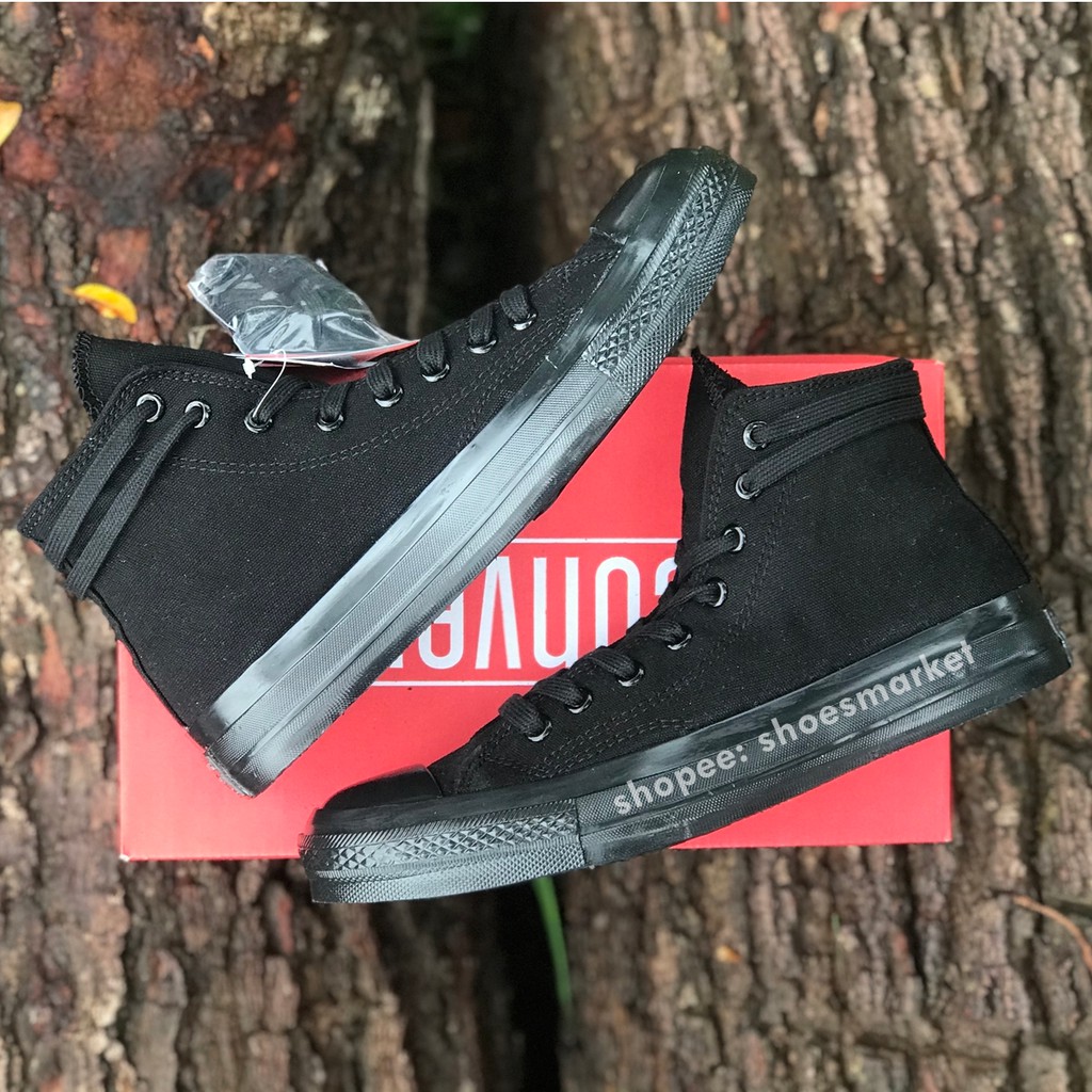 SEPATU CONVERSE 70S HIGH FULL BLACK ALL STAR CHUCK TAYLOR OBRAL MURAH