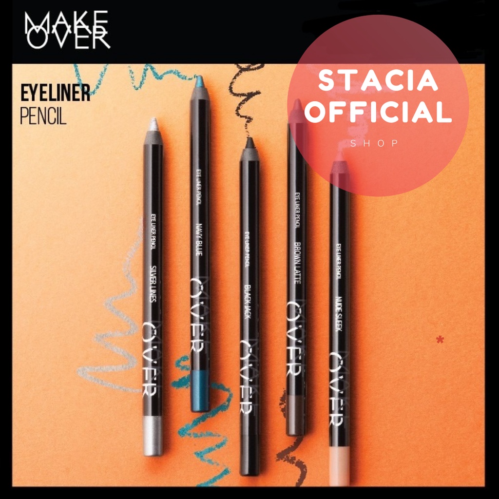 MAKE OVER Eye Liner Pencil | MakeOver Waterproof Eyeliner Pensil