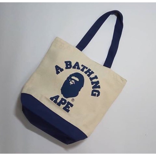 Tote bag Bape by Bathing Ape College Logo by Mini Magazine
