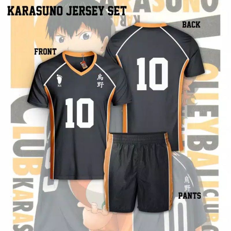 Jersey Haikyuu fullprint Anime karasuno / kaos haikyuu / kaos anime / Jersey custom / kaos haikyuu