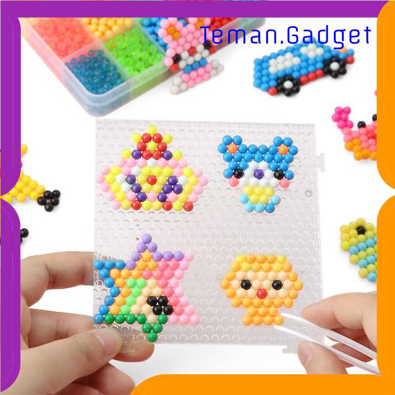 TG-MA Yuanlebao Mainan Manik-Manik DIY Magic Mold Beads Puzzle 6000PCS - B24
