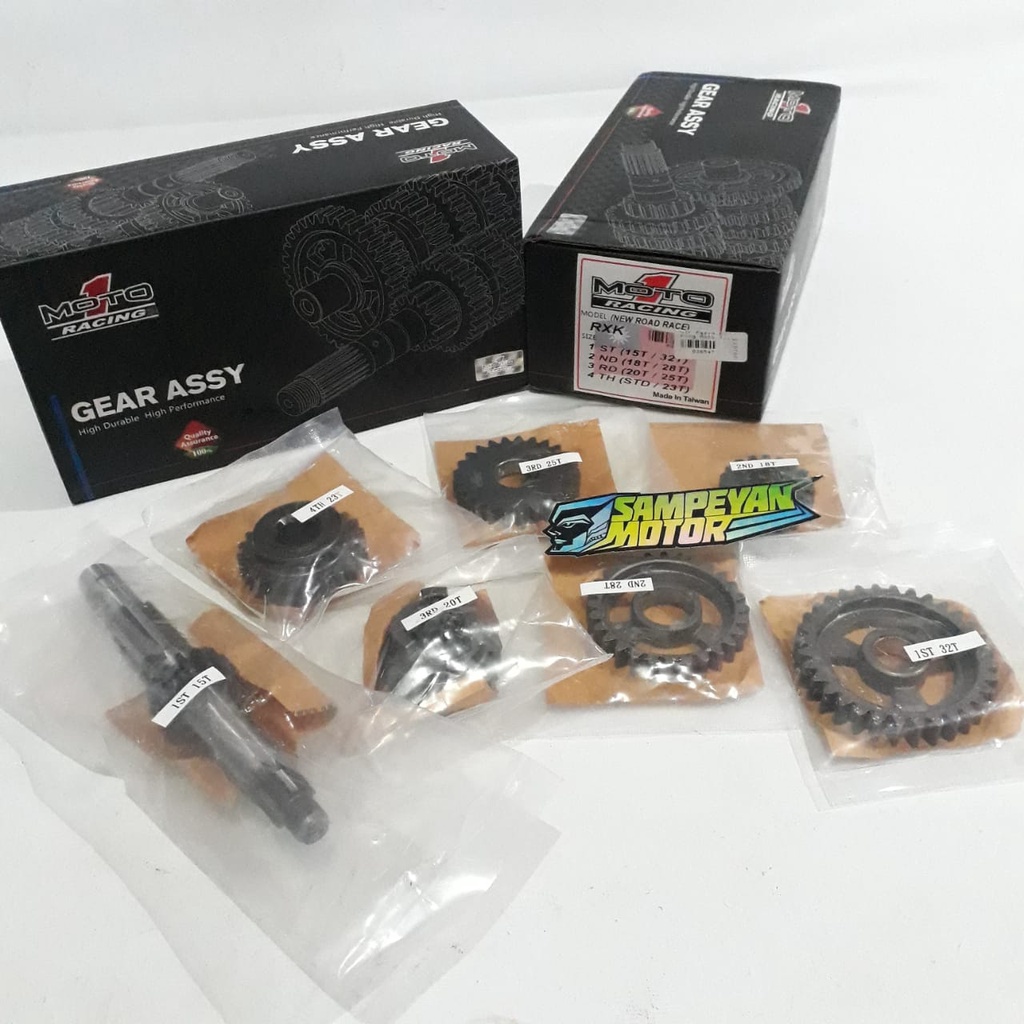Gigi Gear Ger Gir Ratio Rasio Yamaha RX King RXK Moto 1 Racing Road Race New 5 STD
