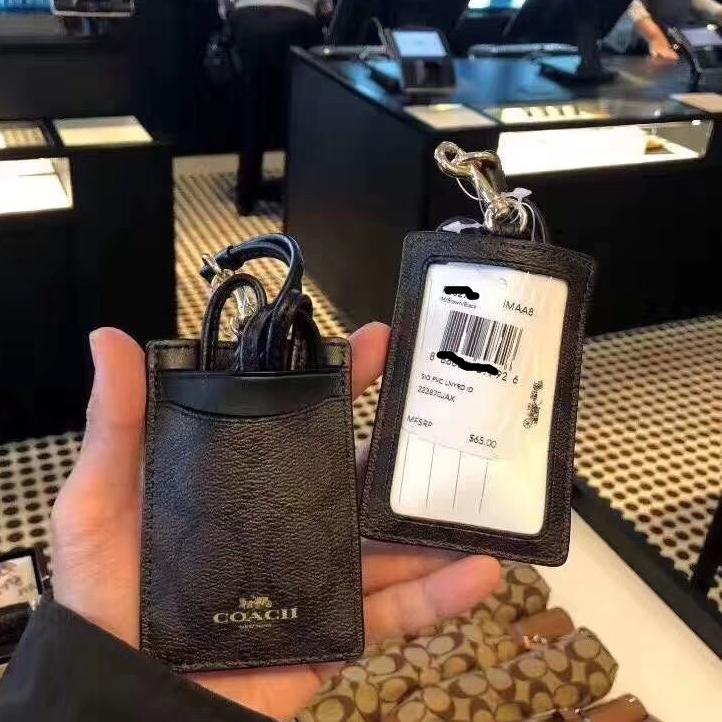 

Dijamin Murah || EnI card holder / Coach F65573 original/ Kartu kerja /tag / lanyard/ name tag holder/ID Card holder ||Tren@kekinian