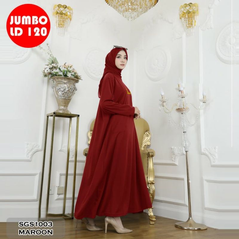 GAMIS WANITA LD 120 -130 -140 - GAMIS VOXY SAKU JUMBO