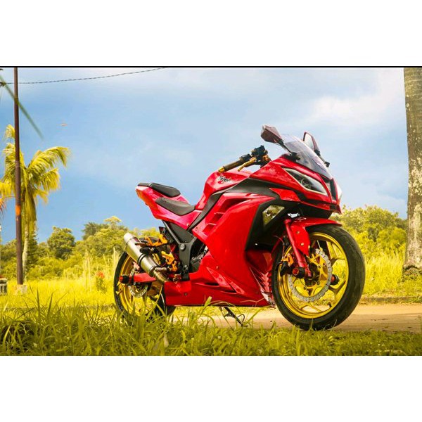 undercowl ninja 250 fi undercowl ninja250fi model sirip body ninja 250 body bawah ninja undertail