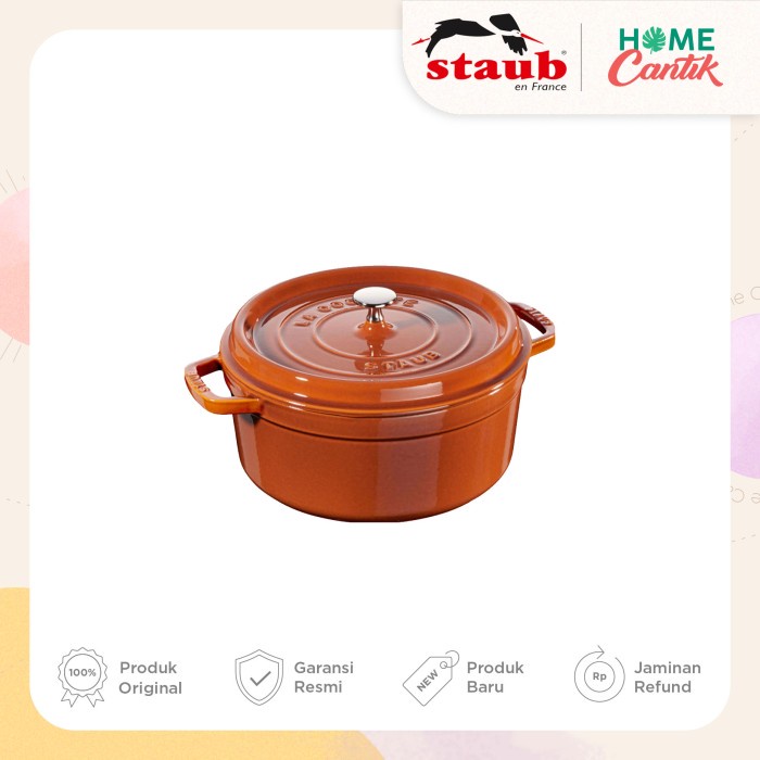 STAUB CAST IRON COCOTTE ROUND 20 CM