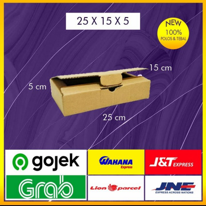 

KARDUS PACKING 25cm x 15cm x 5cm