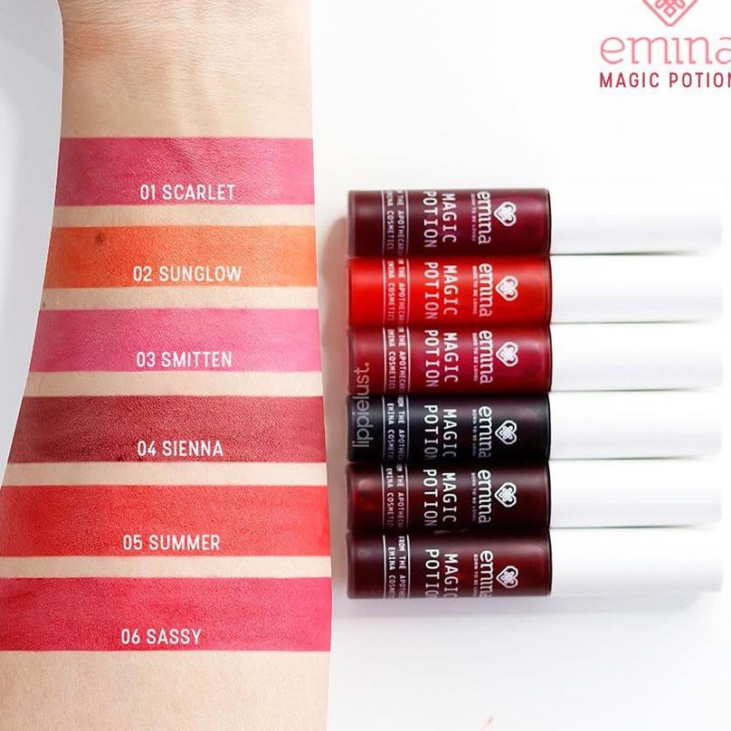 EMINA Magic Potion Lip Tint 5.5 mL no 1-6  liptint emina