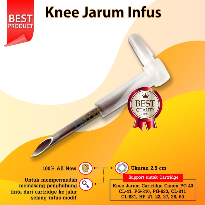 Knee Jarum Infus
