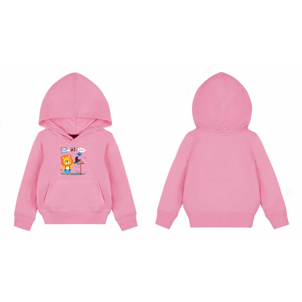 Hoodie Magic Show Sweater Pakaian Fleece Anak M -XL