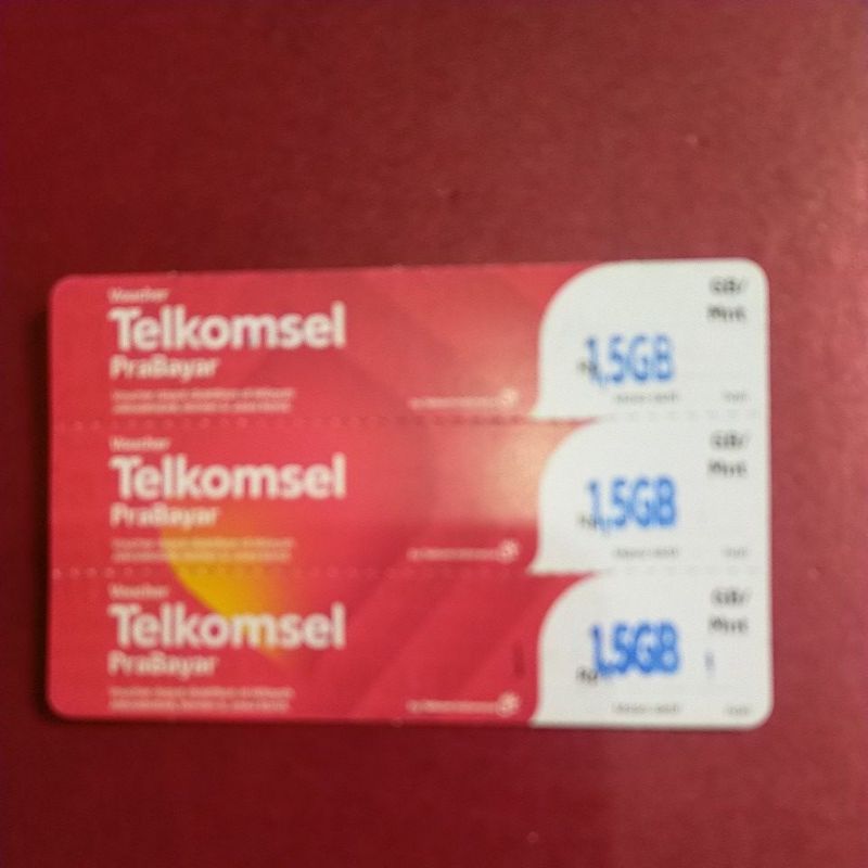 voucher telkomsel 1,5gb 3hari