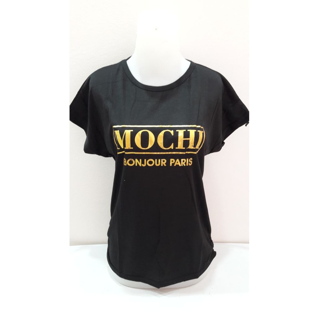 Kaos Tulisan Simple Korea Wanita