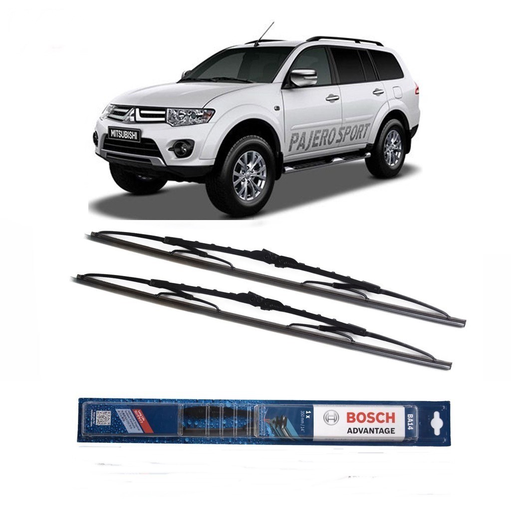 Bosch Wiper Mitsubishi Pajero Sport Frame Besi - 2 buah/Set 18-21