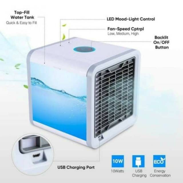 ARCTIC AIR COOLER FAN MINI KIPAS AC PORTABLE USB AIR COOLER ULTRA 2-16