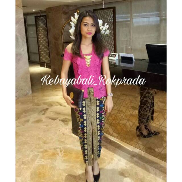 Kebaya kutubaru modifikasi 1 set