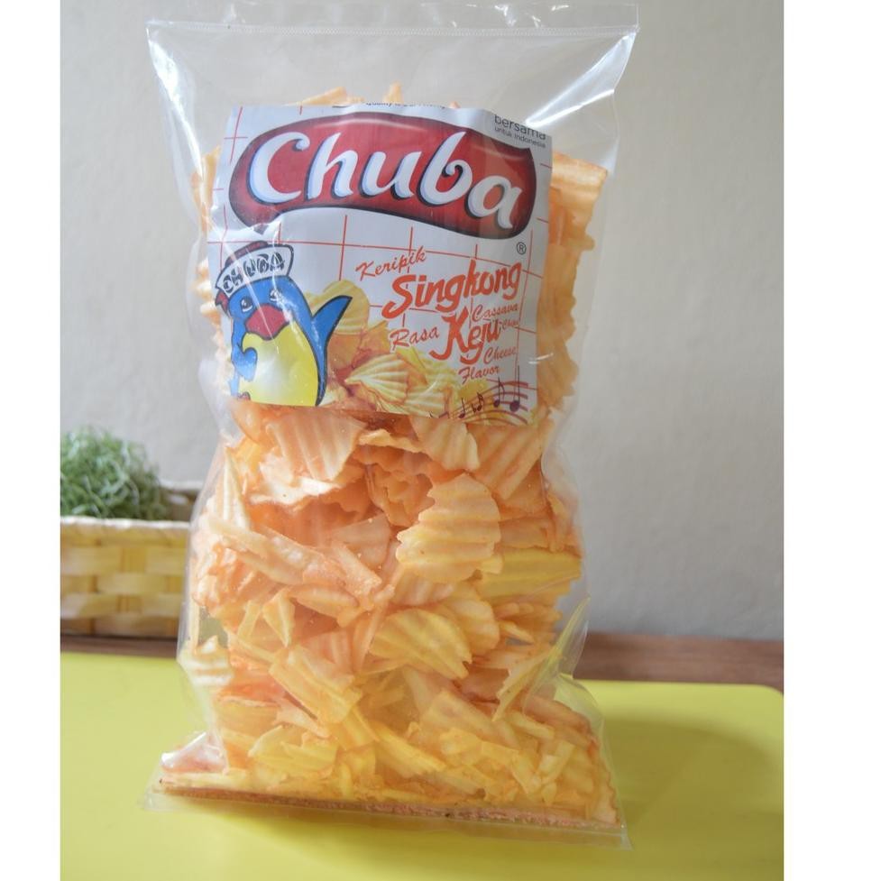 

Chuba Keripik Singkong Balado Keju Kiloan Asli 300gr Chuba Chips