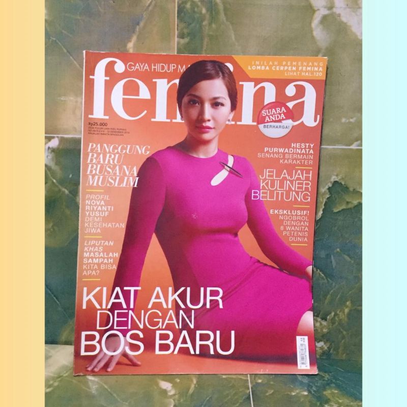 Majalah Femina No. 48/XLII, Tahun 2014, Cover: Hesti Purwadinata