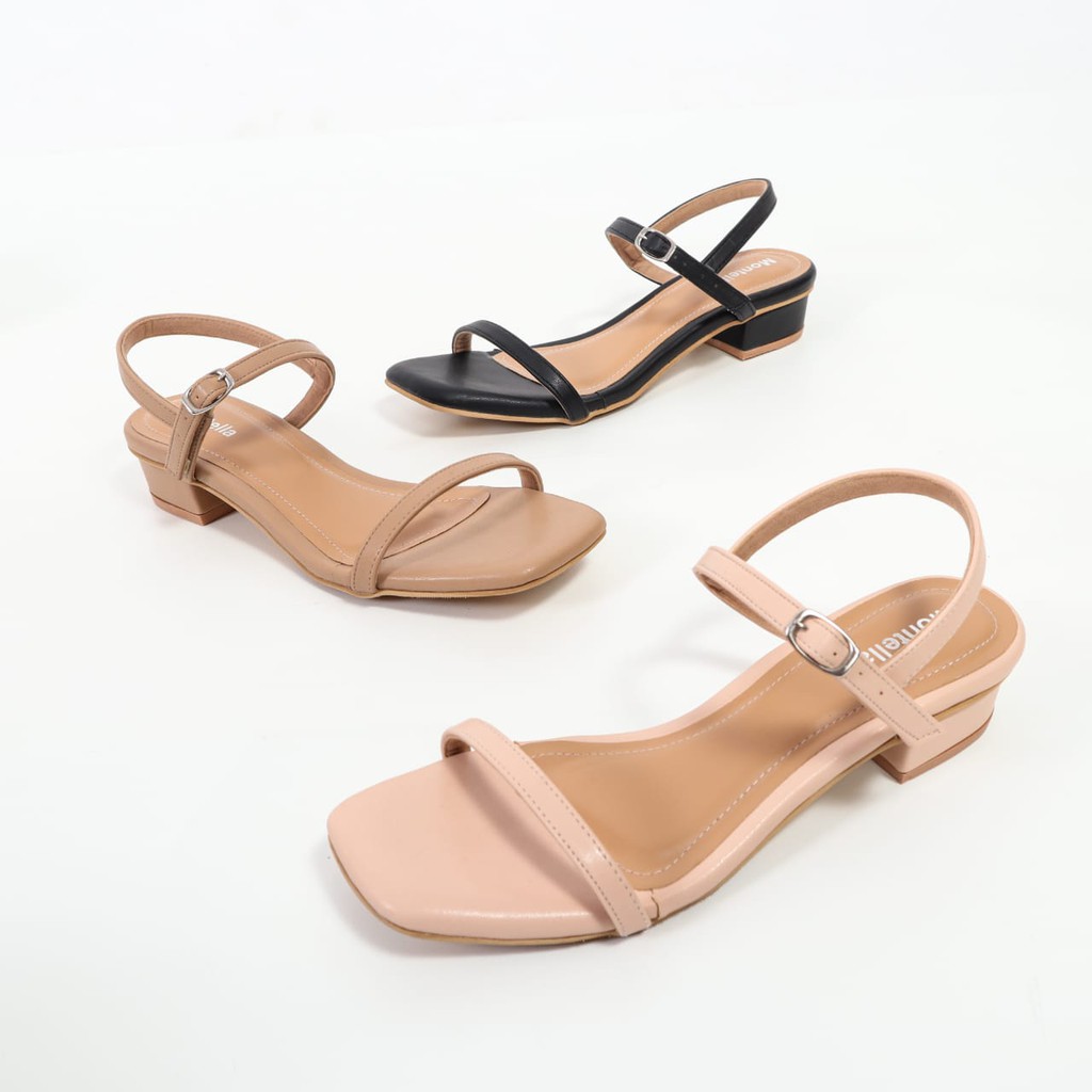 MONTELLA Asta Sandal Heels Wanita Hak 3 Cm