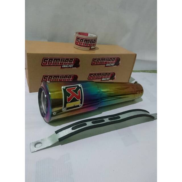 Silincer Akrapovic GP PELANGI knalpot Akrapovic Pelangi silincer saja