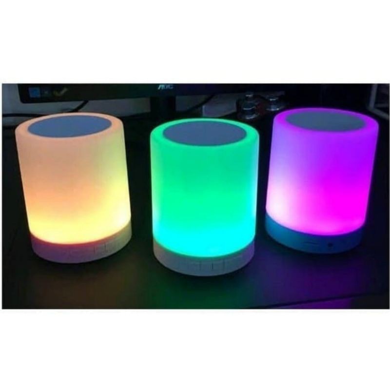 Speaker Bluetooth + Night Lamp Smart Touch Disco Musik Wireless