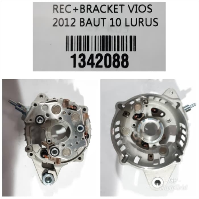 Rectifier - Silikon & Bracket USI Toyota Vios 2012 Baut 10 (Lurus)