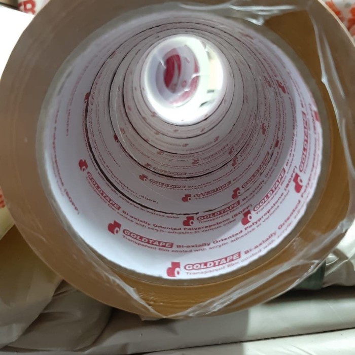 

Kusus Hari Ini Lakban Goldtape Core Merah Warna Coklat Per Roll 2 Inch/48Mm Diskon