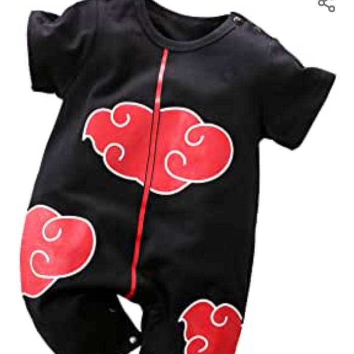 Naruto baby romper costume kostum bayi Ninja naruto the akatsuki