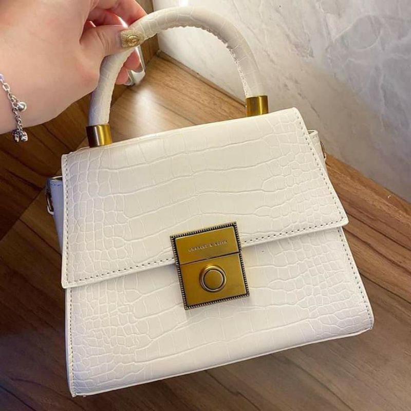 Ck Printed Croco Handle Ori