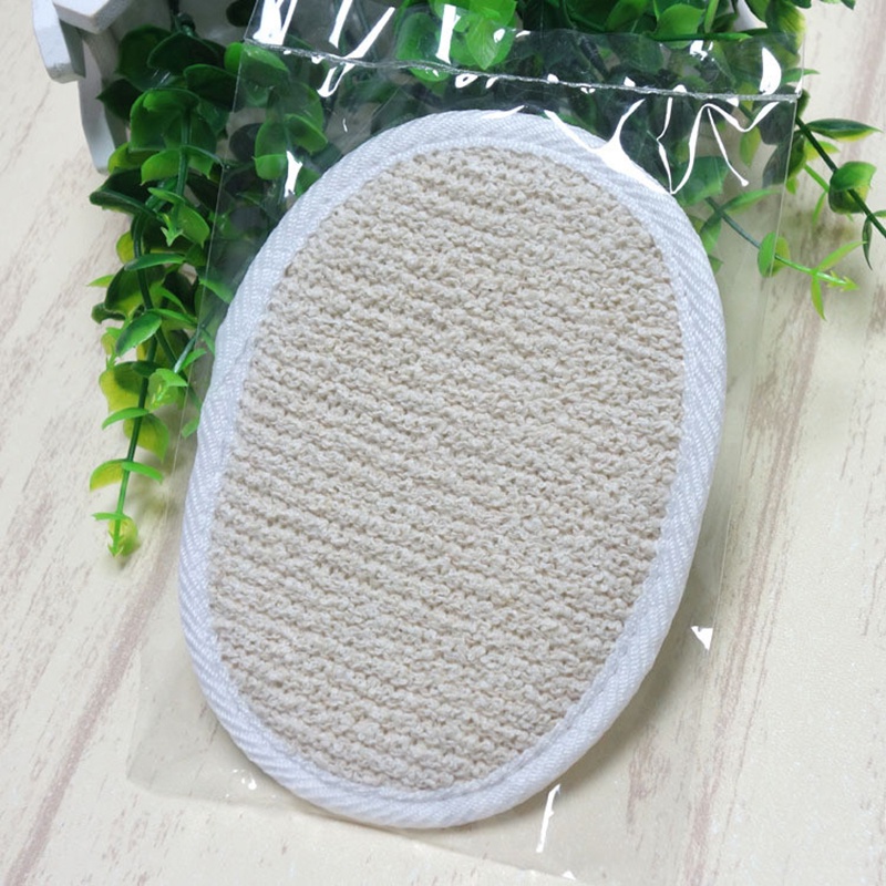 {LUCKID}1 Natural Loofah Luffa Sponge Face Body Bath Shower Spa Exfoliator Scrubber Pad