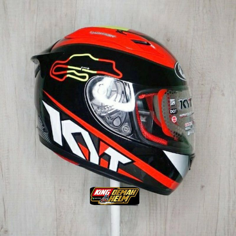 HELM KYT RC SEVEN MOTIF 15 SPAIN BLACK HELM TOURING KYT RC 7 HELM FULLFACE KYT RCSEVEN KYT RC7 MURAH