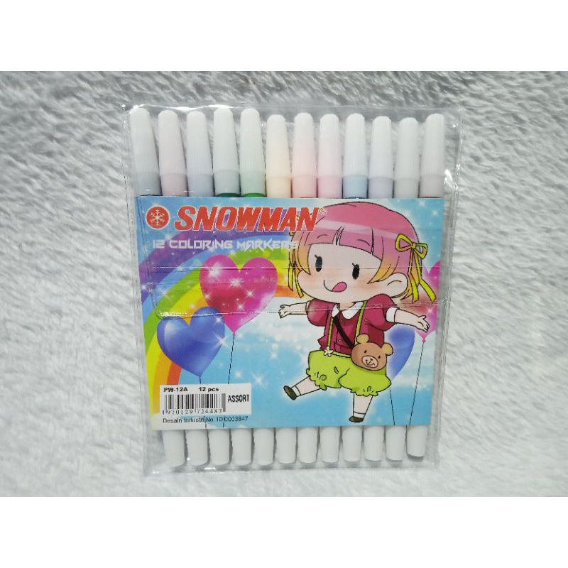 

Spidol Warna Snowman PW-12A