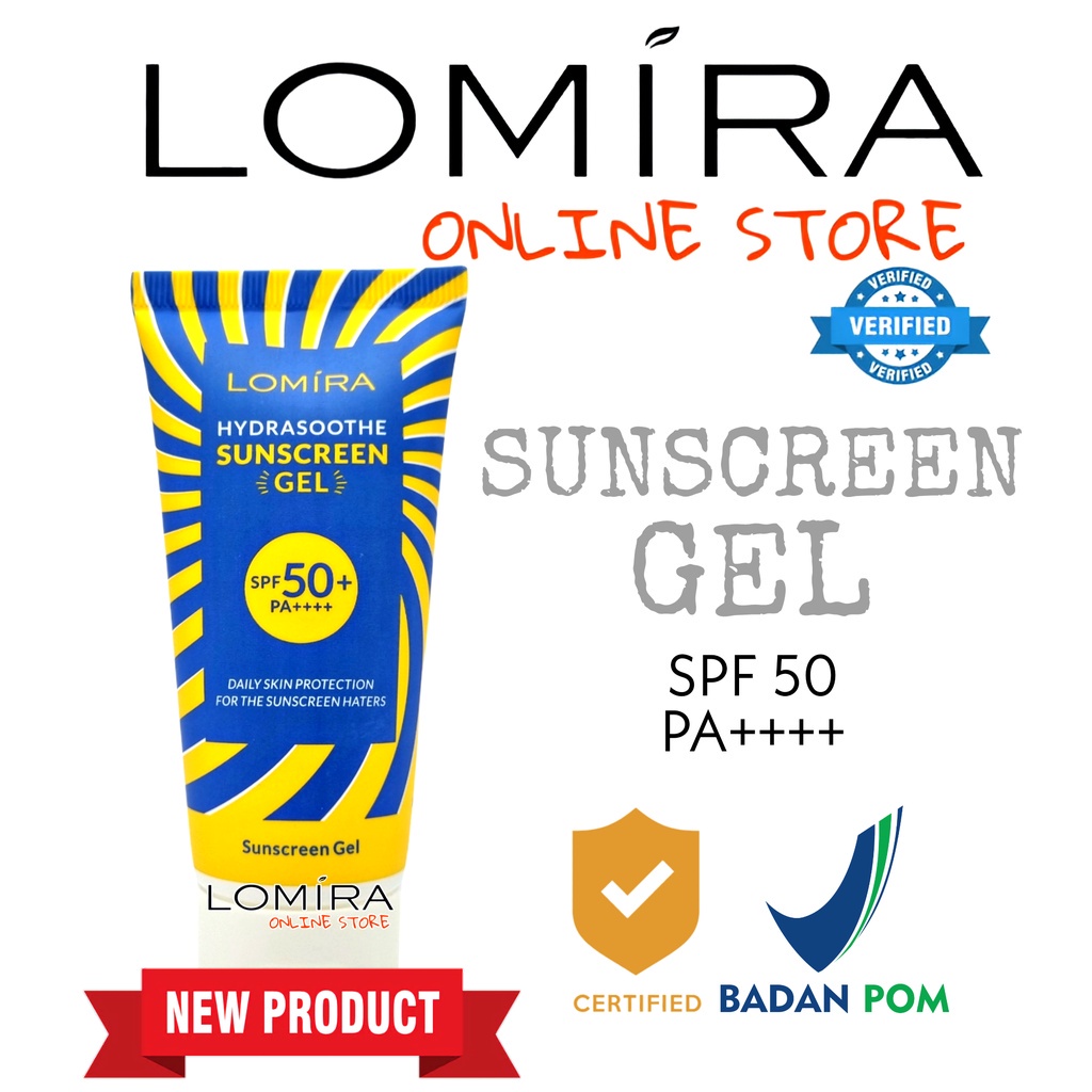 ❤ FLEURI ❤ SUNSCREEN LOMIRA SPF 50 - TERDAFTAR BPOM - LOMIRA SUNSCREEN GEL - SUNBLOCK MURAH - SUN BLOCK LOMIRA