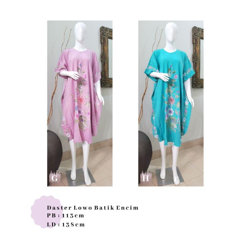 DASTER LOWO BATIK ENCIM ASLI PEKALONGAN