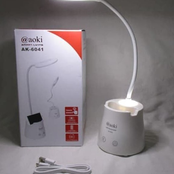 Lampu Belajar Touch Dimmer Smart AK-6041 AOKI/Desk Lamp Sentuh Pintar