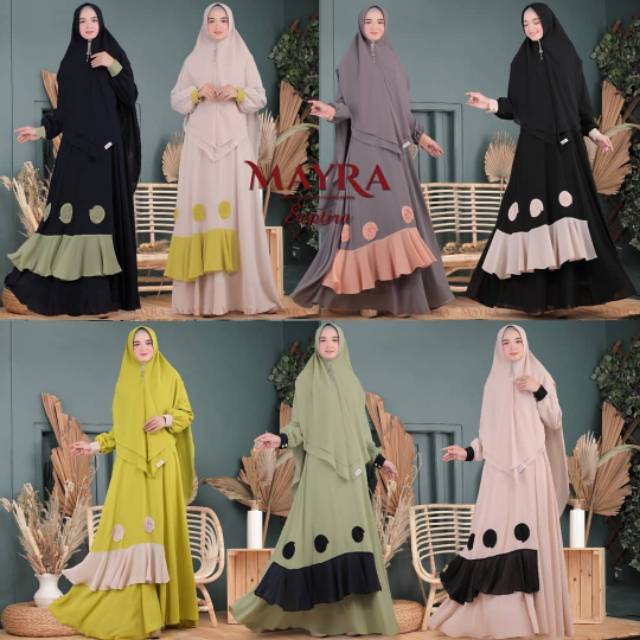 SEPTIRA Syari ori by MAYRA Gamis Premium Ceruty Babydoll