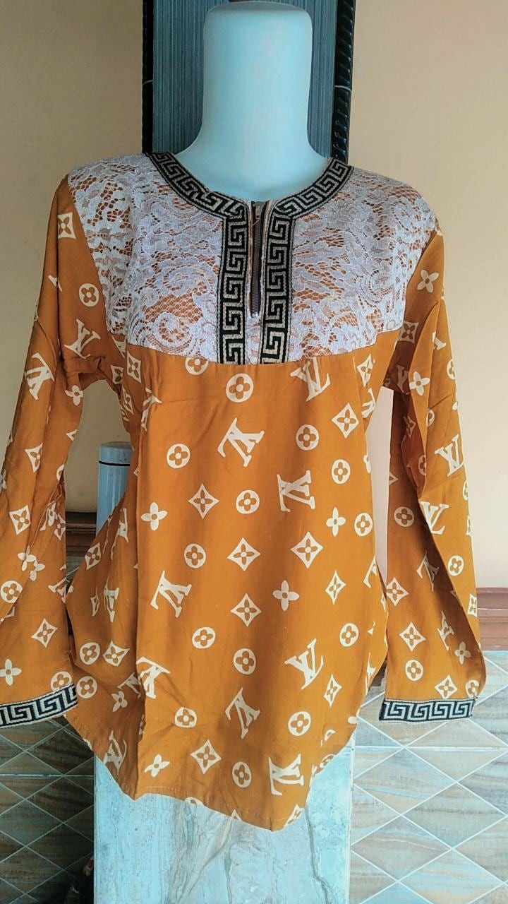 Setelan Celana Panjang Elvisa Brukt || Batik Pekalongan Maju