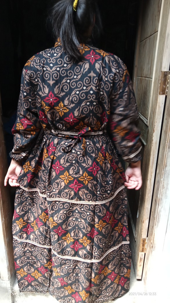 Gamis Batik Manggar, Padi,sekar,cantik,kubis,kipas,daun,kupu,nadine,gendis