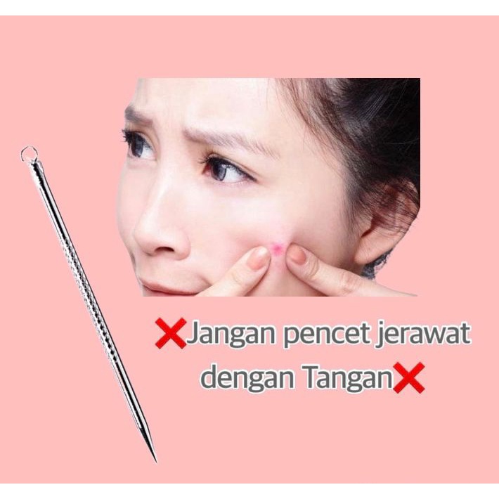 OS ￼Alat Pembersih Telinga Korek Kuping Ear Wax Picker 1 Set 7 PCS Stainless Steel